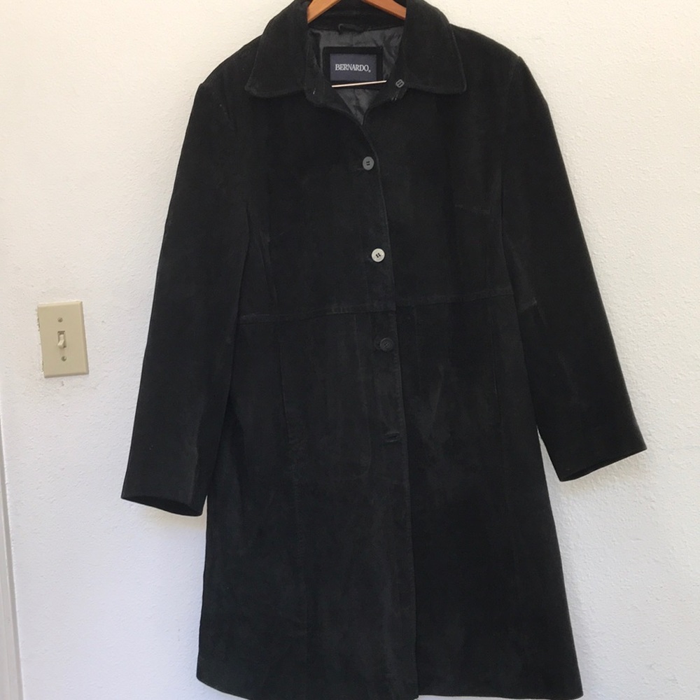 Leather coat